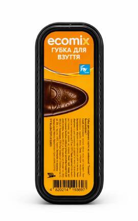 ECOMIX-Губка для обуви Ecomix бесцветная 1 шт-4820214193697-