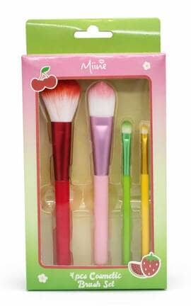 MIINE-Набор косметических кисточек Miine 4 шт-4894819767997-