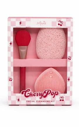 MIINE-Набор для очищения лица Miine: кисточка для масок 1 шт + спонж 1 шт + силиконовая подушечка для очищения 1 шт-4894819784079-