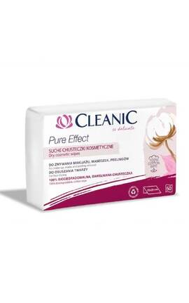CLEANIC-Сухі косметичні серветки Cleanic Pure Effect 50 шт-5900095033479-