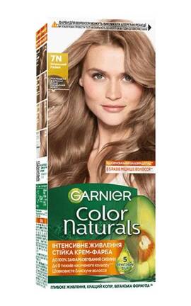 COLOR NATURALS-Фарба для волосся Garnier Color Naturals 7N Натуральний русявий 112 мл-3600541929869-