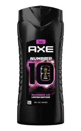 AXE-Гель для душа и шампунь AXE 3 в 1 Number 10 400 мл-8720181824203-