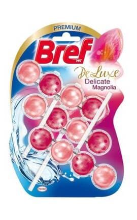 BREF-Туалетний блок Bref De Luxe Ніжна магнолія 3 шт х 50 г-9000101375145-