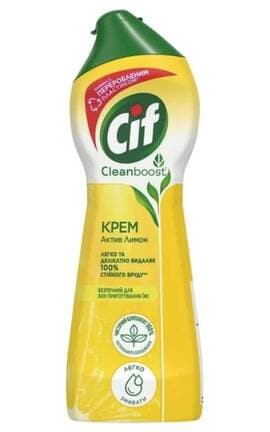 CIF-Крем для чищення Cif Актив Лимон 250 мл-8717163044735-
