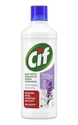 CIF-Засіб для чищення підлоги та стін Cif Лавандова свіжість 1100 мл-8721201974731-