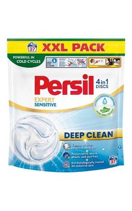 PERSIL-Диски для стирки Persil 4in1 Discs Expert Sensitive Deep Clean 37 шт-9000101830941-