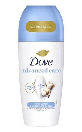 DOVE-Кульковий антиперспірант Dove Advanced Care Fresh Cotton&Sea Minerals Roll‑On 50 мл-59029601-