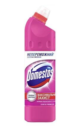 DOMESTOS-Универсальное средство Domestos Максимальная защита Розовый шторм 750 мл-8720181679063-