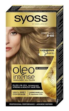 OLEO INTENSE-Фарба для волосся SYOSS Oleo Intense 8-60 Медовий Блонд 115 мл-9000101086652-