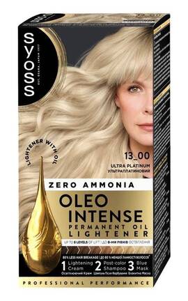 OLEO INTENSE-Фарба для волосся SYOSS Oleo 13-00 Ультраплатиновий 130 мл-9000101762655-