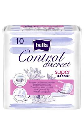 BELLA-Урологические прокладки Bella Control Discreet Super 10 шт-5900516696733-