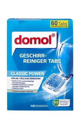 DOMOL-Таблетки для посудомийних машин Domol Classic 60 шт-4305615915432-