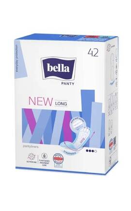 BELLA-Ежедневные прокладки Panty New long Bella 42 шт-5900516713775-