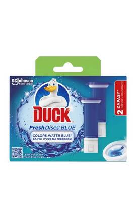 DUCK-Туалетный блок Duck Диски чистоты Блакить 2 сменных блока-5000204331394-