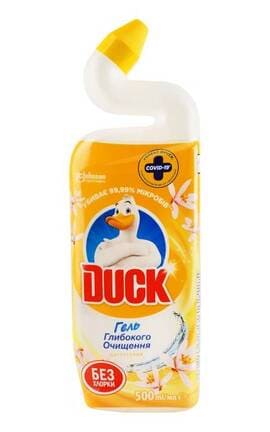 DUCK-Чистящее средство для унитаза Duck Гель глубокой очистки Цитрусовый 500 мл-4823002000733-