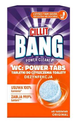 CILLIT BANG-Таблетки для чистки унитаза Cillit Bang Original 6 шт-5908252015429-