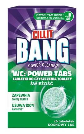 CILLIT BANG-Таблетки для чистки унитаза Cillit Bang Свежесть соснового леса 6 шт-5908252015412-