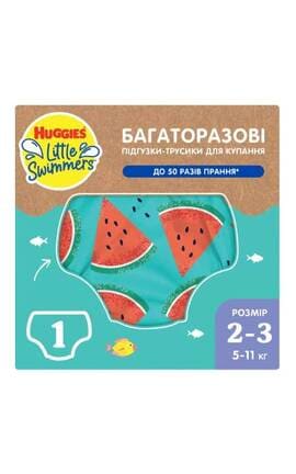 HUGGIES-Многоразовые подгузники-трусики Huggies Little Swimmers для плавания 2-3 1 шт-5029053583044-