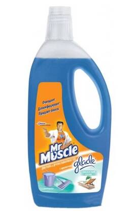 MR MUSCLE-Средство для мытья пола Mr Muscle Океанский оазис 750 мл-4823002005745-