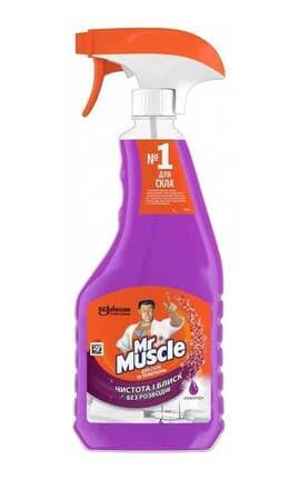 MR MUSCLE-Засіб для скла і поверхонь Mr Muscle Лаванда 500 мл-5000204159394-