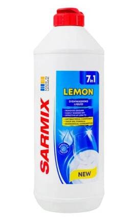 SARMIX-Засіб для ручного миття посуду Sarmix Lemon 500 мл-4820268103628-