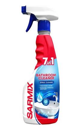 SARMIX-Чистячий засіб для ванної кімнати Sarmix 7 in 1 Bathroom Cleaner Spray 500 мл-4820268103819-