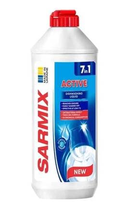 SARMIX-Засіб для ручного миття посуду Sarmix Active 500 мл-4820268103611-