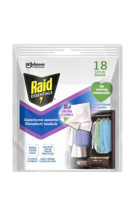 RAID-Подушечки від молі Raid Лаванда 18 шт-5000204090048-