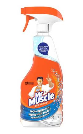 MR MUSCLE-Засіб для ванної Mr. Muscle Експерт для ванної 500 мл-4823002002676-