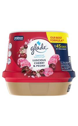 GLADE-Освежитель воздуха для комнаты SC Johnson Glade Аромагель Пион и сочные ягоды 180 г-5000204184952-
