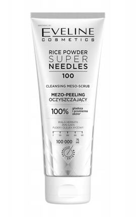 EVELINE-Очищающий мезо-пилинг для лица Eveline Super Needles с рисовой пудрой 75 мл-5903416086420-