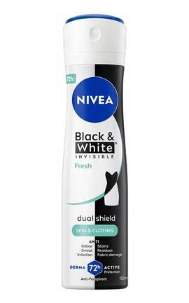 NIVEA-Антиперспирант-спрей NIVEA Черное и белое невидимый: свежий 150 мл-4006000249391-
