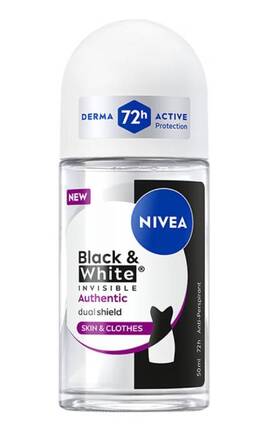 NIVEA-Антиперспирант-дезодорант NIVEA Черное и белое невидимый: оригинал 50 мл-5900017107844-