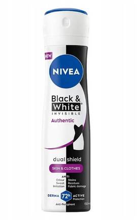 NIVEA-Антиперспирант-спрей NIVEA Черное и белое невидимый: оригинал 150 мл-5900017107240-