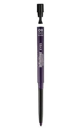 MON REVE-Олівець для очей Mon Reve Infiniliner 08 Dark Violet водостійкий 0.3 г-5201641041758-