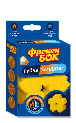 ФРЕКЕН БОК-Губка Фрекен БОК Scrubber 1 шт-4823071668520-