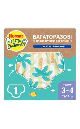 HUGGIES-Многоразовые подгузники-трусики Huggies Little Swimmers для плавания 3-4 1 шт-5029053583051-