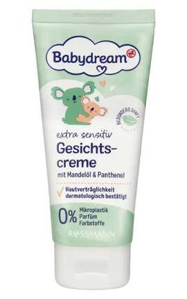 BABYDREAM-Крем для лица и тела Babydream Extra Sensitive Rossmann Для чувствительной кожи 100 мл-4305615851891