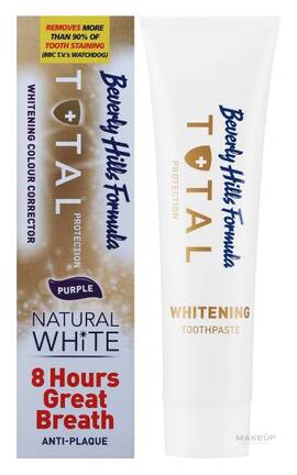 BEVERLY HILLS-Зубна паста Beverly Hills Formula Natural White Total Protection 100 мл-5020105003886-