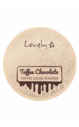 LOVELY-Пудра для лица и тела Lovely Creamy Chocolate Loose Powder Шоколадная матовая 8,5 г-5901801697398-