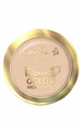 LOVELY-Хайлайтер для лица Lovely Bouncy Highlighter Gold 3,5 г-5901801681007-