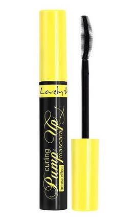 LOVELY-Тушь для ресниц Lovely Pump Up Объемно-завивающая с эффектом хны Black 8 г-5901801658979-