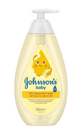 JOHNSON'S-Пенка-шампунь для купания Johnson's Baby От макушки до пяток 500 мл-3574669909952-