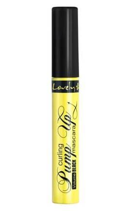 LOVELY-Тушь для ресниц Lovely Pump Up Curling Volume Mascara для придания объёма Deep Black 8 г -5901801640981-