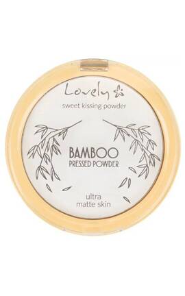 LOVELY-Пудра для лица Lovely Bamboo бамбуковая прессованная 10 г-5901801697411-