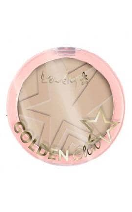 LOVELY-Пудра Lovely Golden Glow Powder для контурирования лица компактная 2 Light Beige 10 г -5901801630869-