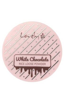 LOVELY-Пудра для лица Lovely White Chocolate Loose для всех типов кожи, фиксирующая рисовая рассыпчатая 4 г-5901801697404-