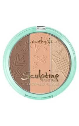 LOVELY-Пудра-палитра Lovely Sculpting 03 для контурирования лица 15 г-5901801630531-