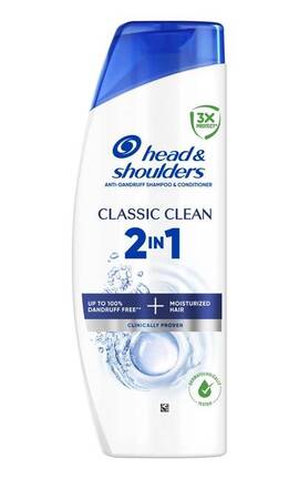 HEAD and SHOULDERS-Шампунь проти лупи Head & Shoulders Classic Clean 2in1 400 мл -8700216304917-