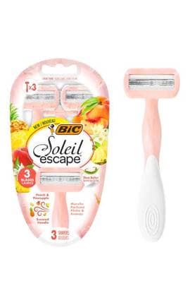 BIC-Станки для гоління Bic Soleil Escape Peach&Pineapple Жіночі 3 шт-3086124135221-
